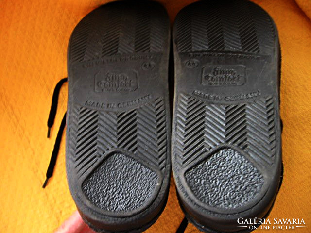 Half price Finnish comfort waldi gemany black men's healing shoes size 44