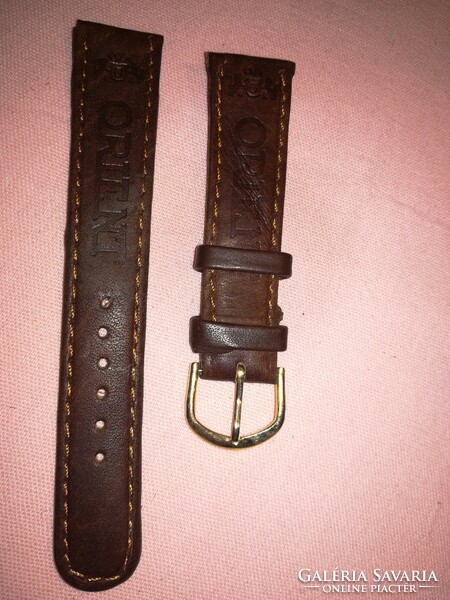 Orient leather watch strap