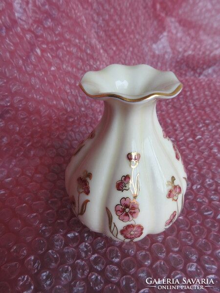 Zsolnay vase - gold painted - Zsolnay Hungarian Pécs hand painted