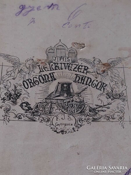 Lelki vezér. Orgonahangok. Ima- és énekeskönyv a római katolikus hívek számára.1895
