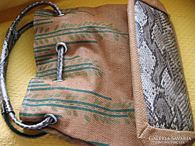 Unique canvas bag, beach bag