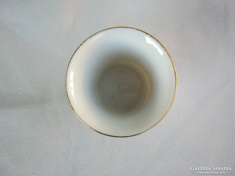 Japán litofán porcelán szakés pohár készlet