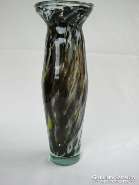 Retro ...  Muránói üveg váza nagy méretű 29 cm