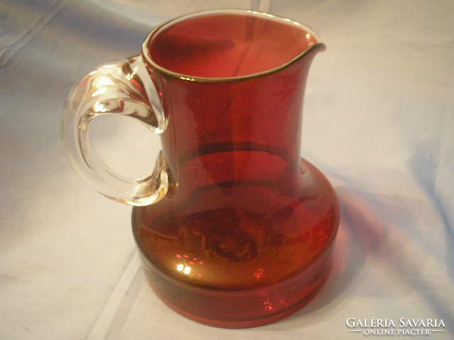 Art deco, ruby purple pickled burgundy jug 1.5 l rarity for sale