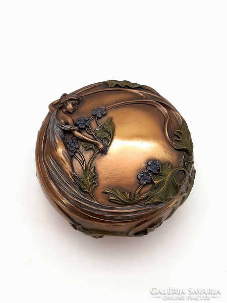 Veronese bronz hatású ékszertartó doboz
