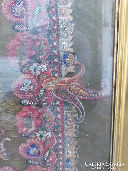 Giant glazed textile image unsigned 283