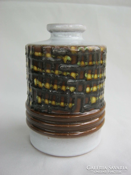 Retro ... Fat lava ceramic vase