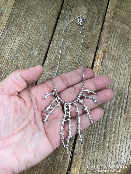 Athena design silver necklace