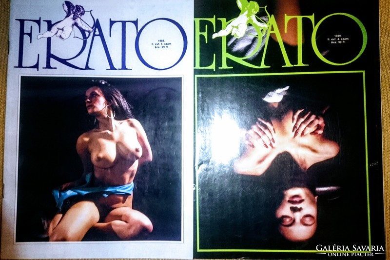 Erato Erotikus magazin 1989- ből (3 db)