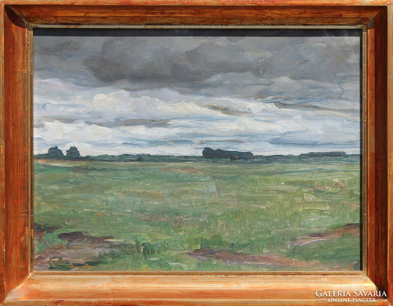 20th century painter: gloomy landscape