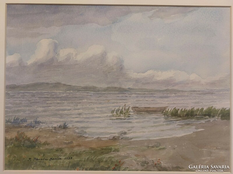 R. Barabás Gizella - Balaton part