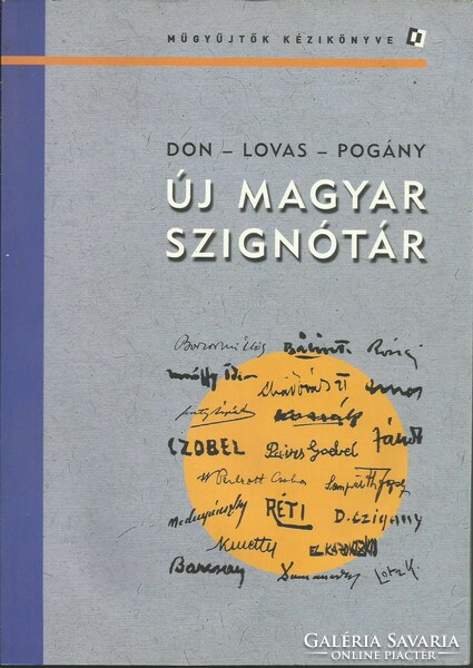 New Hungarian signatory (don-lovas-pogány, 2nd edition, 2010)