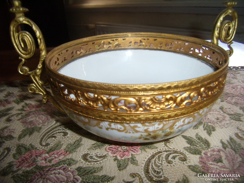 French porcelain centerpiece/tender (sevre-depose), museum quality