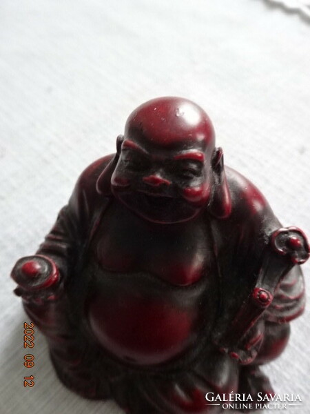 Laughing Buddha statue, material resin, handmade, height 4.5 cm. He has!
