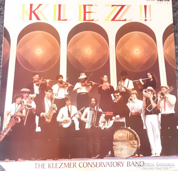 THE KLEZMER CONSERVATORY BAND : KLEZ ! - LP - KLEZMER ZENE- JUDAIKA   BAKELIT VINYL