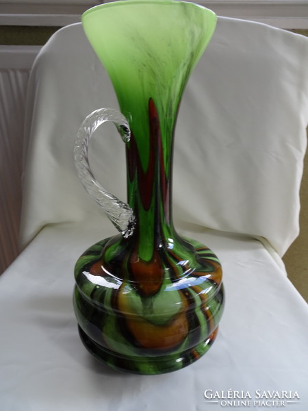 Gyönyörű hibátlan Carlo Moretti muranoi kancsó-váza.