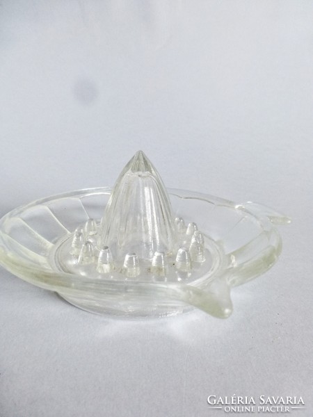 Retro, vintage glass lemon squeezer