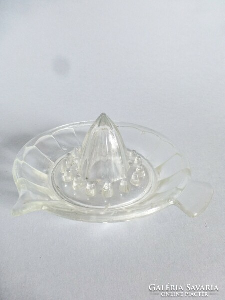 Retro, vintage glass lemon squeezer