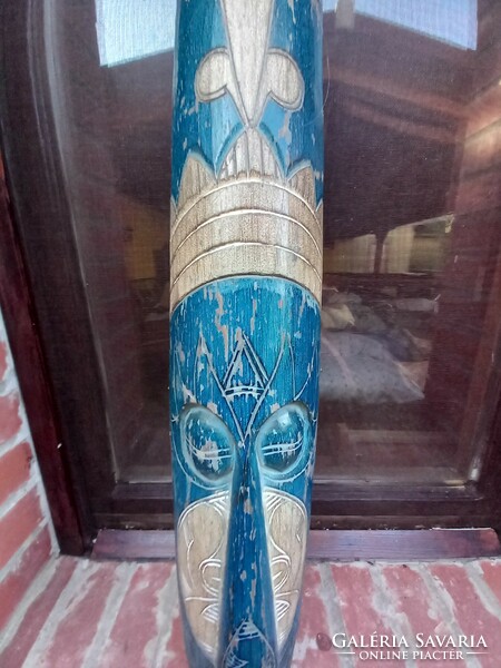 100 cm high African carved mask for sale