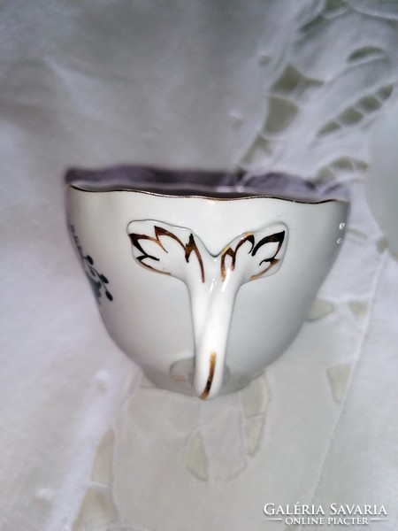 Aquincumi hand painted mocha coffee cup