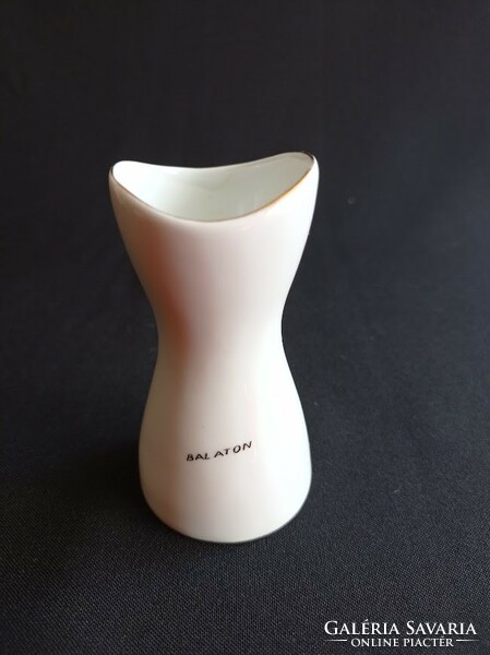 Aquincum porcelain balaton sailboat vase