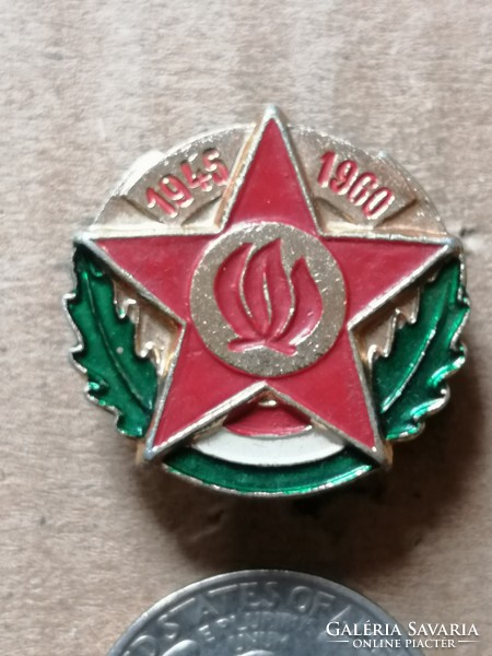 Pioneer - liberation jubilee 1945-1960 badge
