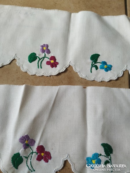 Embroidered shelves, tablecloth, needlework 2 pieces for sale!