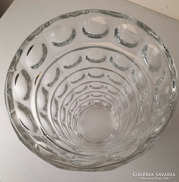 Extra large Frantisek pie Czech glass vase 