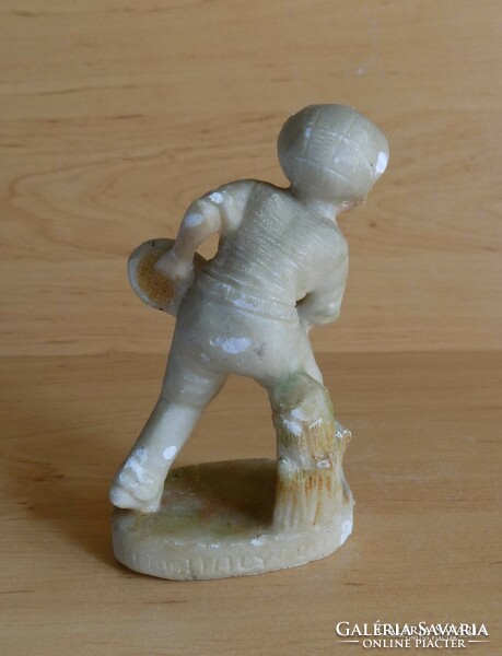 Só-szobor teniszező fiú figura 11,5 cm magas