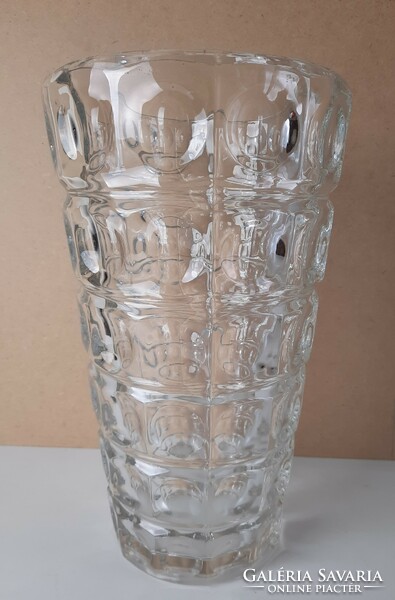 Extra large Frantisek pie Czech glass vase 