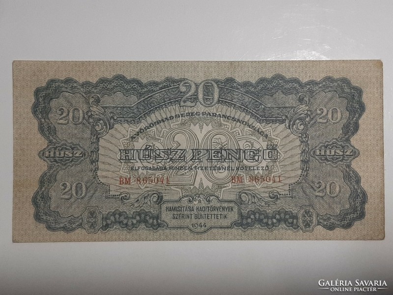 20 pengő bankjegy 1944