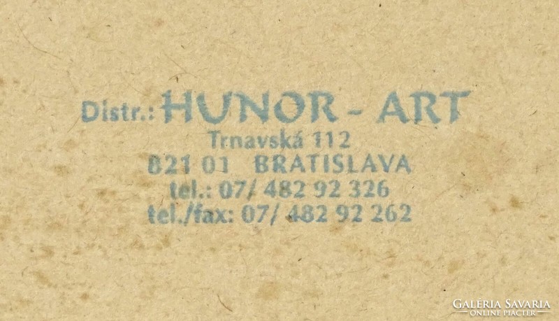 1K412 Lithuanian: Bratislava cityscape 14 x 18 cm