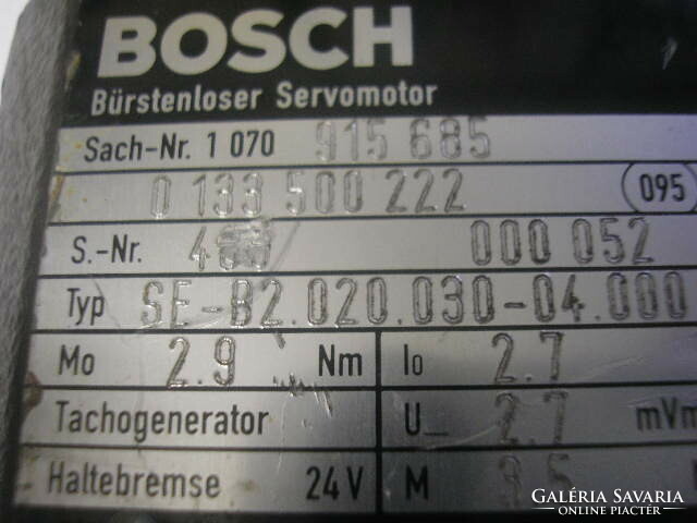 This m12 is an old bosch 24 volt servo motor, with bosch clutch and brake