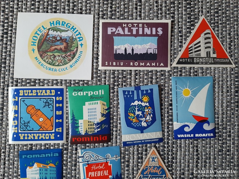 Romanian suitcase stickers