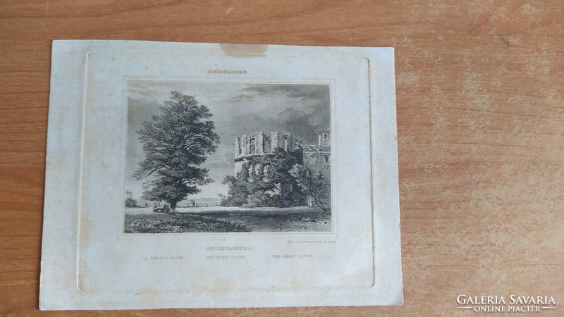 (K) antique etching karl lindemann (?)