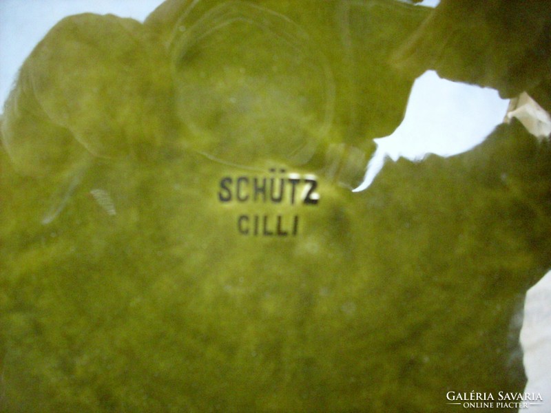 Antique schütz cilli wall decorative plate 39cm with putts