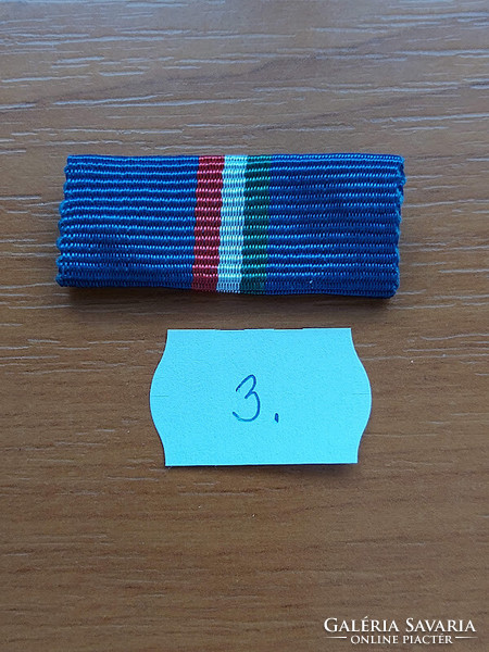 Hungarian People's Army Medal of Merit ribbon 3. # + Zs