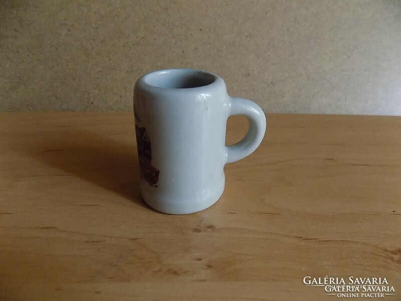 Germany Frankfurt souvenir small porcelain jug 5.5 cm (2/p)