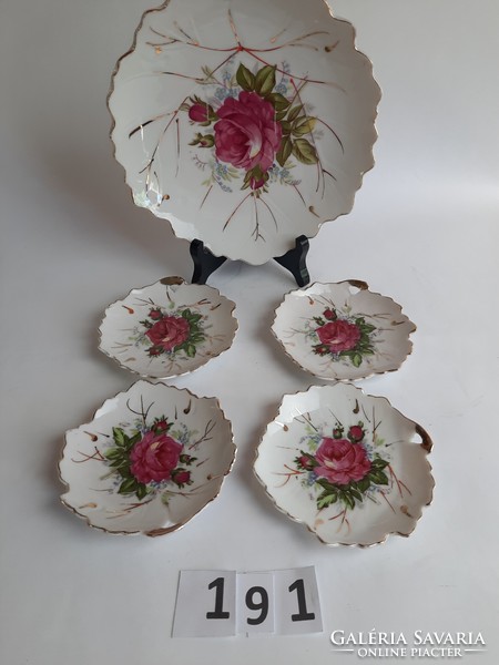 Wonderfully beautiful 5-piece porcelain dessert set sale!!!
