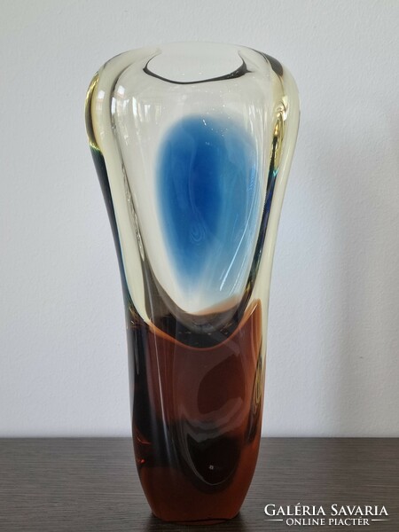 Artistic glass work/vase from the 1970s
