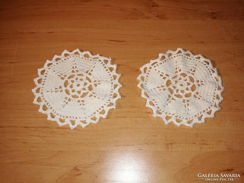 Handmade lace tablecloth in a pair 10 cm (54)