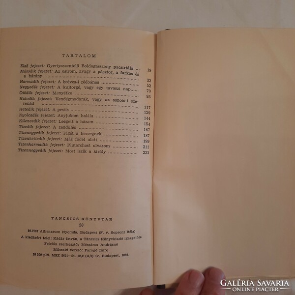 Romain Rolland: Colas Breugnon  Táncsics Könyvtár sorozat 20. 1960