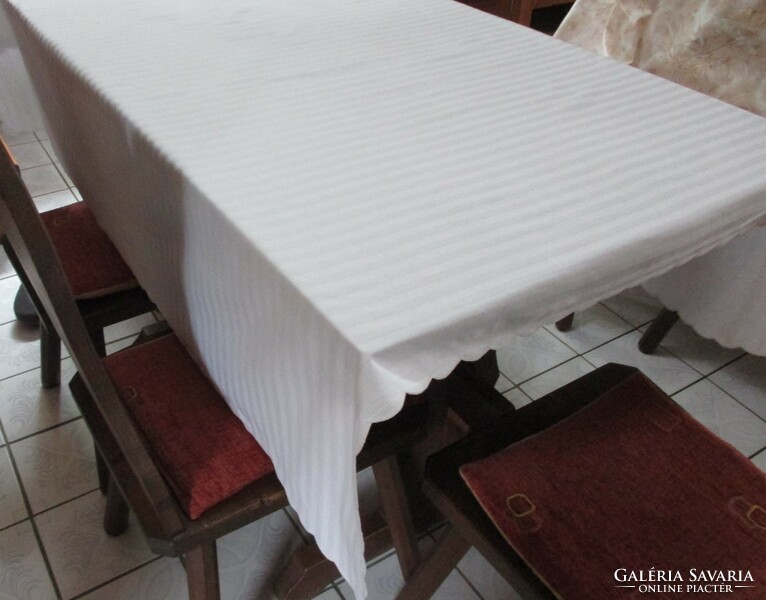 Thin damask tablecloth, tablecloth