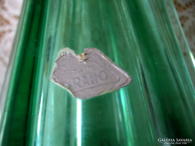 Retro zöld Murano váza