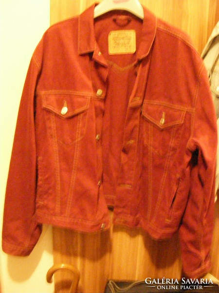 Levis burgundy jacket size xl - like new