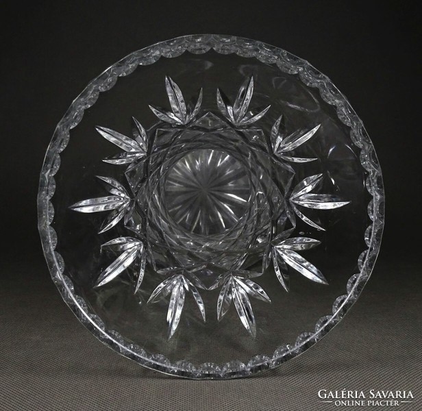 1K460 Nagyméretű kristály váza virágváza 24.5 cm
