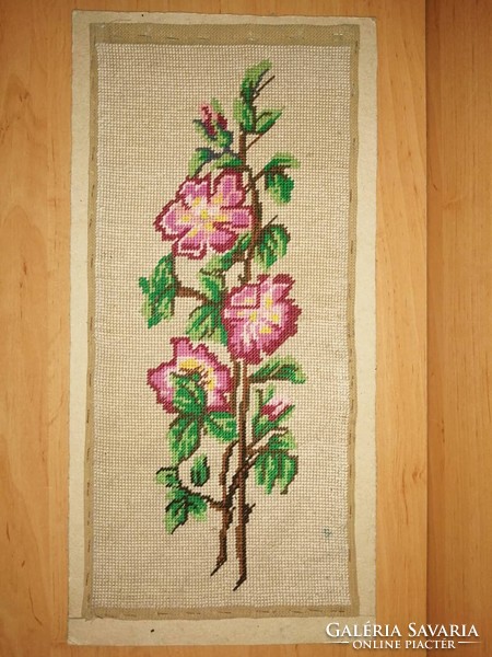 Flower pattern tapestry tapestry without picture frame 22*48 cm