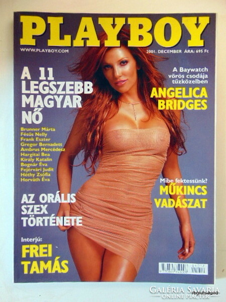 2001 december    /  PLAYBOY  /  Születésnapra!? EREDETI ÚJSÁG! Ssz.:  22635