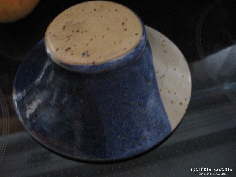 Small studio ceramic ikebana bowl