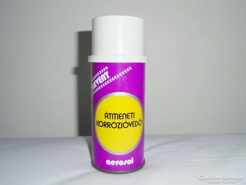 Retro prevent temporary corrosion protection aerosol spray bottle - medical chemistry - from the 1980s, unopened